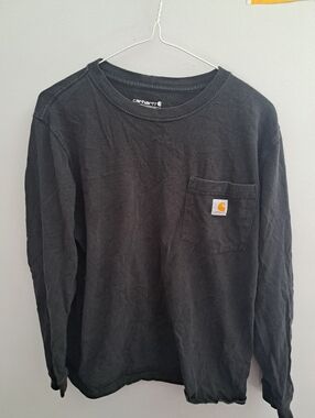 Carhartt Black Loose Fit Long Sleeve Tee